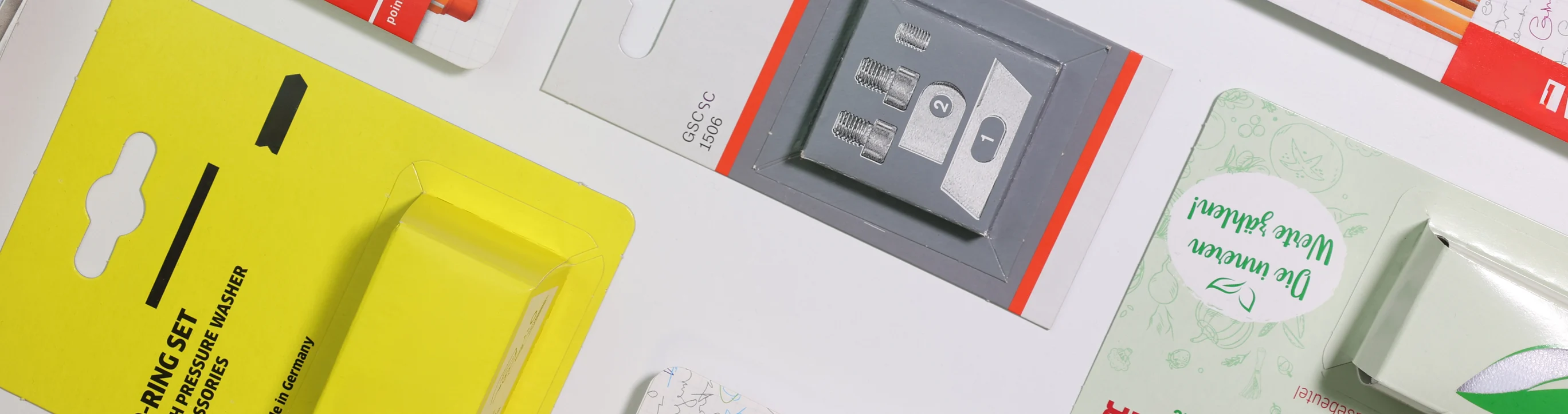 Kartonblister für Lifestyle Produkte