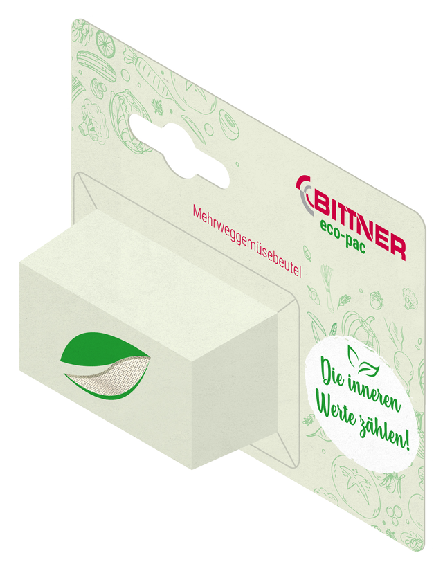 Eco Pac Verpackung für Mehrweggemüsebeutel