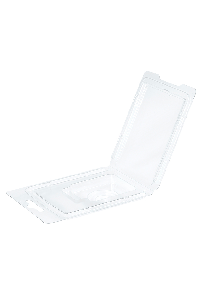 Klappblister clap-pac 1 aufgeklappt