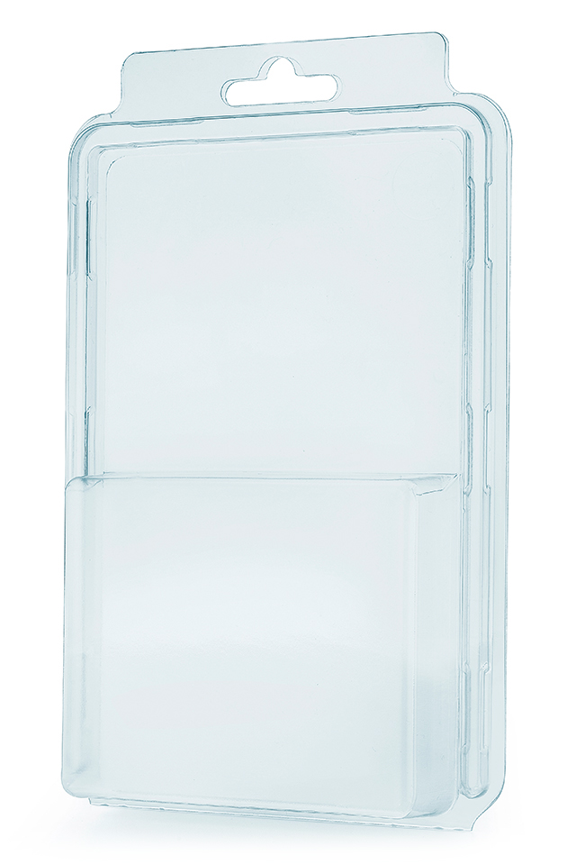 Klarsicht Klappverpackung clap-pac 2 mit rechteckiger Innenabmessung