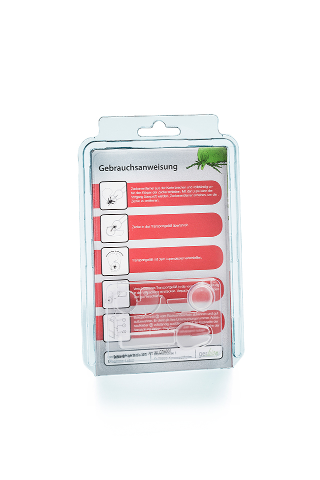 Transparente Klapplister mit formangepasster Innenabmessung