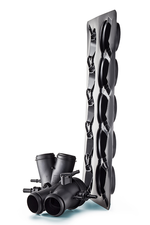 Kunststofftray für Spritzgussteile